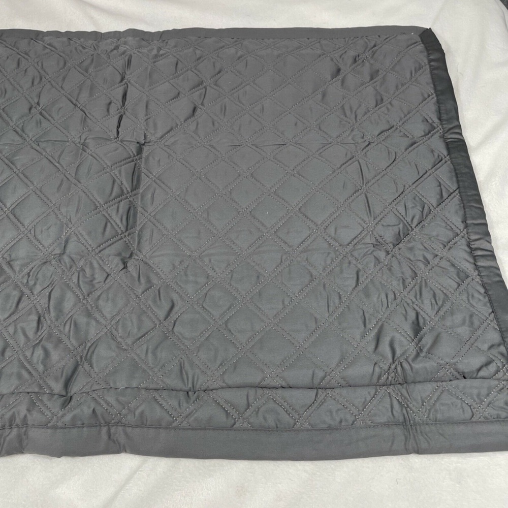NIB [ 1 Standard‎ ] Double Diamond Quilted Pillow Sham for Hudson Park - Picture 7 of 12
